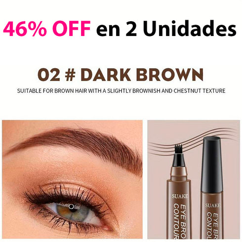 Lápiz de cejas líquido resistente al agua