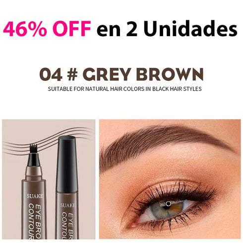 Lápiz de cejas líquido resistente al agua