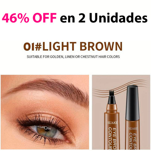 Lápiz de cejas líquido resistente al agua