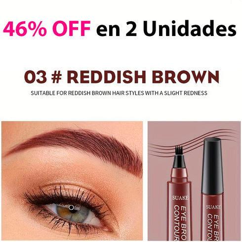 Lápiz de cejas líquido resistente al agua